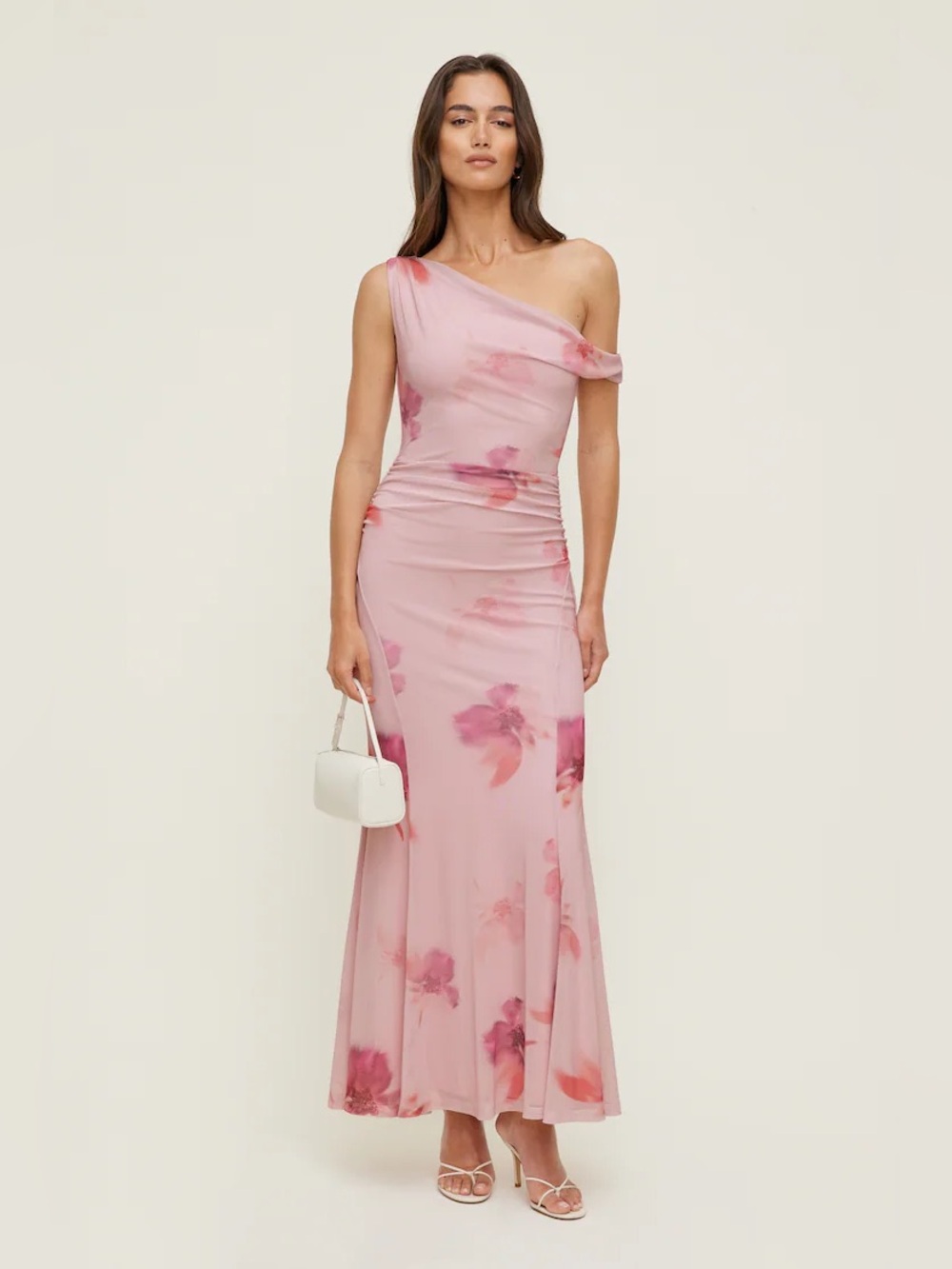 Worn Once - Dynamite Kristina Mesh Maxi Dress